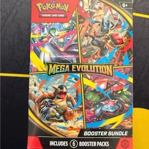 Pokemon Mega Evolution Booster Bundle New SEALED NWT